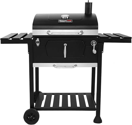 Royal Gourmet 24" Charcoal Grill Bundle with Chimney Starter and Accessories