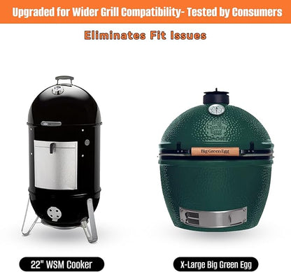 onlyfire Stainless Steel Charcoal Ash Basket Fits X-Large Big Green Egg Ceramic Grills, Charcoal Basket Big Green Egg Accessories