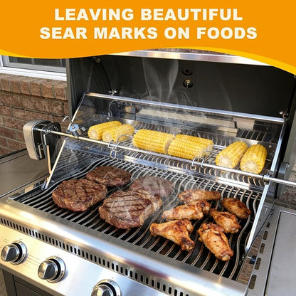 BBQ-PLUS Grill Replacement Parts for Napoleon LEX 485, Mirage 485, Built-in LEX 485, Lifestyle 485, Cooking Grates Heat Plates Burner Tubes Kit for Napoleon Grill Accessories, Stainless Steel