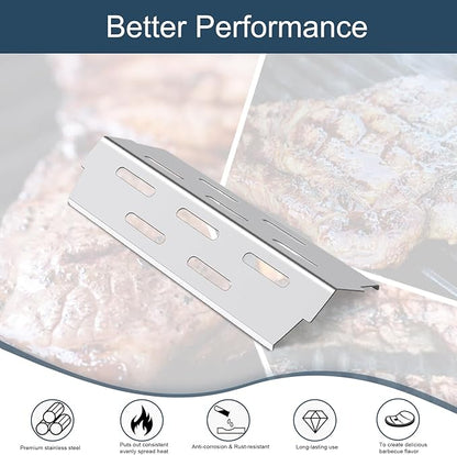 Heat Deflectors for Weber Genesis II E-410, S-410, LX E-440, S-440 (304 Stainless Steel, ES/410 * 4)