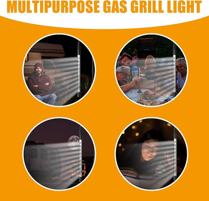 2 Pack Barbecue Grill USB Light for Monument Mesa 300 Gas Grills | Super-Bright Grilling Lights, Gifts for Men, Monument 25392 Gas Grill Accessories, Adjusted 360 Degrees