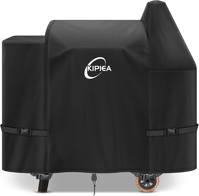 600D Pellet Grill Cover for Pit Boss 820 & Pro 850, Waterproof BBQ Smoker Cover, UV Resistant, No Tear, No Fading