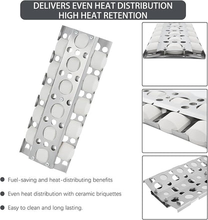 RJC009P Briquette Tray Grill Replacement Parts for RCS 26” 32” 40” Premier Series RJC26A RJC32A RJC32AL RJC40A Summerset Sizzler Pro 26” 32” 40” Grills BRNCOV-SIZ SunFire 26" 32" 38" Heat Plates 4Pcs