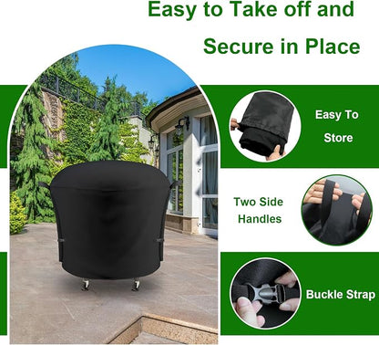 Outdoor Grill Cover Fits Cuisinart 30" CGG-999 XL 360 Griddle Cooking Center, Cover Geny Waterproof 600D Heavy Duty 360° Gas Grill Covers, 46" L x 41" D x 42" H.