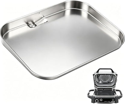 OG701 Griddle Plate Insert for Ninja Woodfire Outdoor Grills OG700 Series, Stainless Steel Griddle Pan for Ninja XSKGRDPLT Woodfire OG701 Grill Accessories