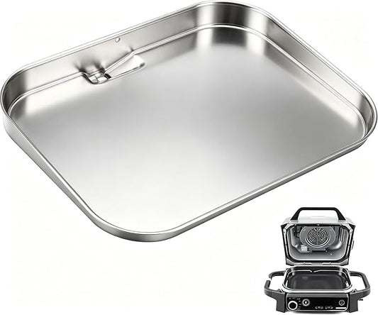 OG701 Griddle Plate Insert for Ninja Woodfire Outdoor Grills OG700 Series, Stainless Steel Griddle Pan for Ninja XSKGRDPLT Woodfire OG701 Grill Accessories