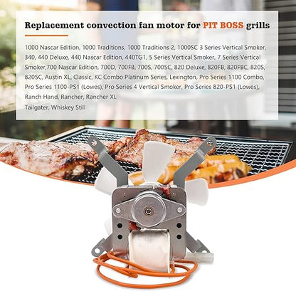 YAOAWE Replacement Parts Pellet Grills Induction Fan Kit Compatible with Traeger Pit Boss & Camp Chef Wood Pellet Grills Accessories, Replace for Fan Part