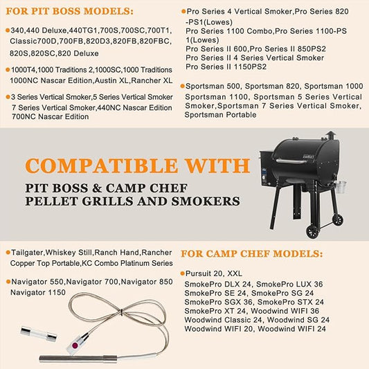 Replacement Parts Hot Igniter Kit, Compatible with Pit boss Pellet Grill and Camp Pellet Grill, igniter Comes with one Fuses