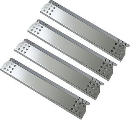Parts DP130 (4-Pack) Stainless Steel Heat Shield 14 9/16" x 3 3/8" Replacement for Sunbeam, Nexgrill, Grill Master, Charbroil, Kitchen Aid, Members Mark, Uberhaus Gas Grills