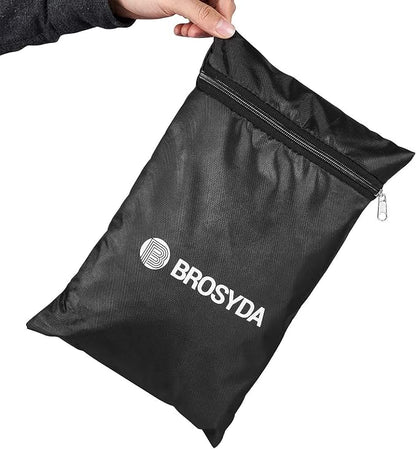 2 Pack Outdoor Patio Chair Covers Waterproof 36"Wx34"Dx32"H, Black | Patio Furniture Covers Protect from Rain, Dust & UV; Heavy-Duty Oxford Fits Lounge, Deep Seat & High Back Chairs on Lawns