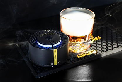 NOBLESIP® New Whiskey Smoker 𝗣𝗥𝗘𝗠𝗜𝗨𝗠 Electric Kit. Innovative Automatic Smoking, no Torch Needed. Easily Make Aromatic Smoked Cocktails, Bourbon, Old Fashioned. Smoky E