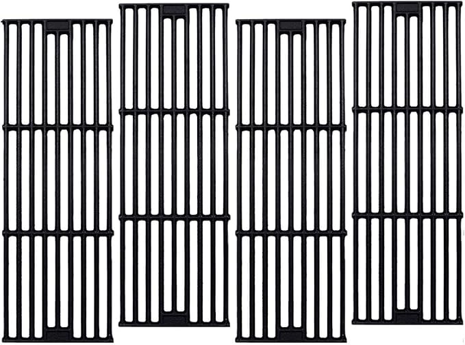C6505A(4-Pack) 19 3/4" Cast Iron Cooking Grid Grates Replacement for Chargriller 2121, 2123, 2222, 2828, 3001, 3008, 3030, 3725, 4000, 4208, 5050, 5072, 5252, 9020