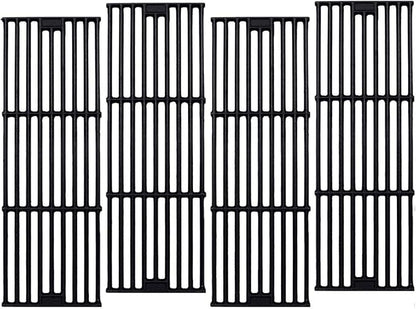 C6505A(4-Pack) 19 3/4" Cast Iron Cooking Grid Grates Replacement for Chargriller 2121, 2123, 2222, 2828, 3001, 3008, 3030, 3725, 4000, 4208, 5050, 5072, 5252, 9020