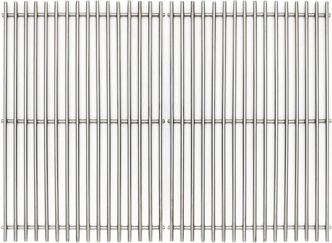 Hongso 17.5" SUS304 Stainless Steel Grill Grates for Weber Spirit E-310, Weber Spirit 300 and GS4 II 300 Series E & S 310 315 320 325 330 SP320, Genesis Silver/Gold B & C, Genesis 1000 Grill 7638 7639