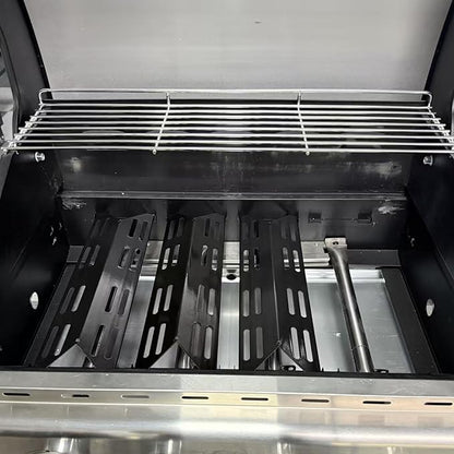 Warming Rack for Captiva Designs 4-Burner Propane Gas BBQ Grill with Side Burner Replacement Parts Hanging Rack for Captiva Designs Grill Accessories Upper Rack, Stainless Steel Cooling Rack, 1PC