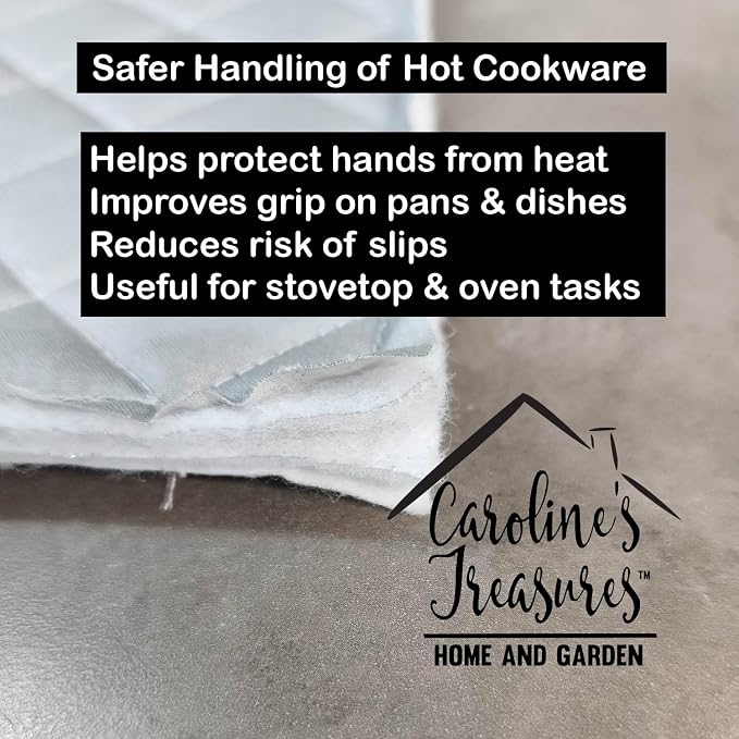 Caroline's Treasures Chihuahua Luau Pair of Pot Holders Kitchen Heat Resistant Pot Holders Sets Oven Hot Pads for Cooking Baking BBQ, 7 1/2 x 7 1/2