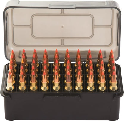 Caldwell 7.62x39 Ammo Box with Removable Lid and Strong Construction for Outdoor, Range, Shooting, Competition and Reloading, 5 count (Pack of 6)