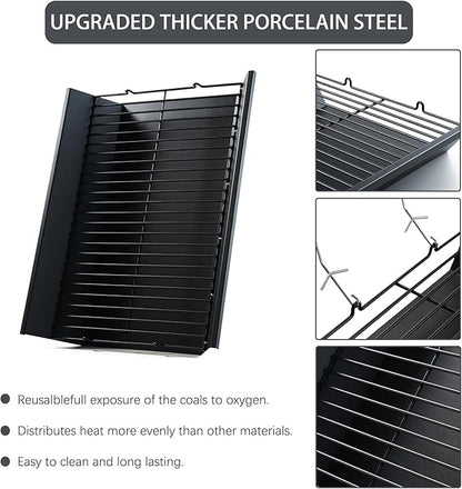 810-0025 Charcoal Tray Grill Replacement Parts for Nexgrill Ash Pan Grill Parts 20003172A0 Ash Catcher Tray Nexgrill Charcoal Basket Fire Pan 8100025 Smoker Tray Grill Accessories Charcoal Holder