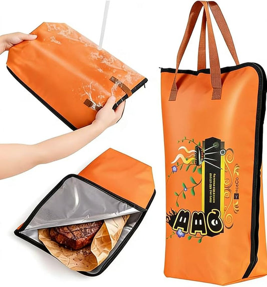 NiceGo BBQ Meat Blanket, Insulated Brisket Resting Bag for Turkey, Pork Shoulder & Beef, 15x21x7 Inch, 5-Layer Insulation, Washable Oxford Cloth (Upgraded)