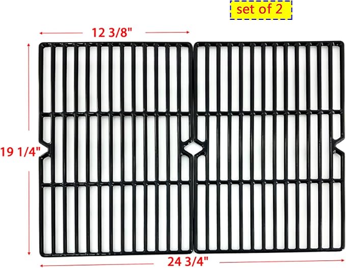 Parts Kit DG118 Replacement for BBQ Grillware GGPL-2100 Gas Grill Burners, Heat Plates, Cooking grids