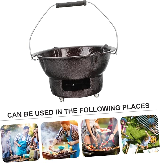 1 Set Charcoal Stove Charcoal Grills Firepl Coffee Accessories Japanese Grill Indoor Fire Bowl Tea Stove BBQ Supplies BBQ Tool