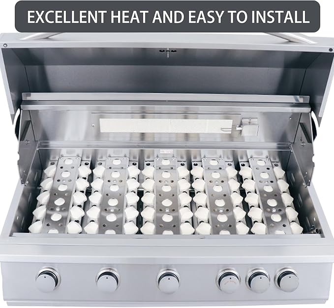RJC009P Briquette Tray Grill Replacement Parts for RCS 26” 32” 40” Premier Series RJC26A RJC32A RJC32AL RJC40A Summerset Sizzler Pro 26” 32” 40” Grills BRNCOV-SIZ SunFire 26" 32" 38" Heat Plates 4Pcs