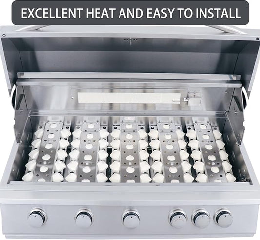 RJC009P Briquette Tray Grill Replacement Parts for RCS 26” 32” 40” Premier Series RJC26A RJC32A RJC32AL RJC40A Summerset Sizzler Pro 26” 32” 40” Grills BRNCOV-SIZ SunFire 26" 32" 38" Heat Plates 4Pcs