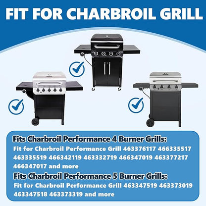 463347519 Replacement Grates Parts for Charbroil 463377117 463342119 Grill Grates 4 Burner Performance Grill Charbroil 463347017 463335517 463377017 463347418 463673617 G470-0002-W1 G470-0003-W1 Parts