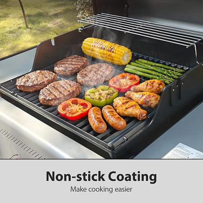 Utheer Porcelain-Enameled Cast Iron Cooking Grates for Weber Spirit 2025 Front-Control Models, 2PCS Replacement Grill Grate Set, Fits Spirit E-210 E-310 E-325 (2025), Replaces Weber 7637