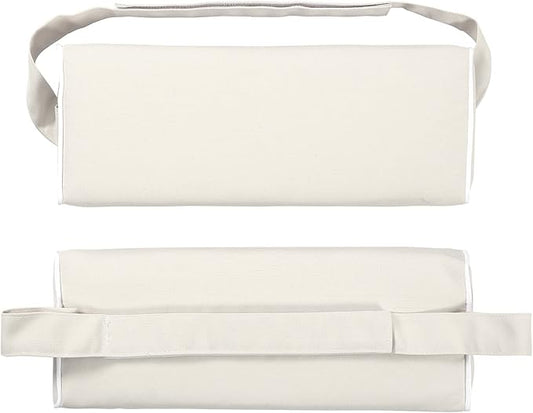 Enipate Outdoor Chaise Lounge Head Pillow, Pack of 2 Water Resistant Headrest Pillows with Elastic Band for Pool Patio Chairs