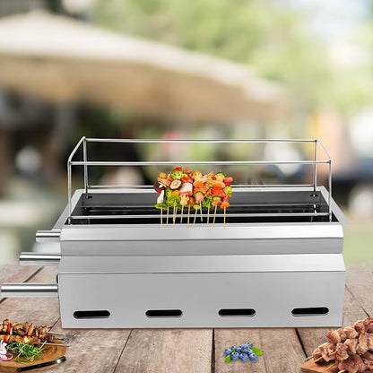 Portable Charcoal Grill, 18" Portable for Barbecue, Dual Venting System BBQ Grill, for Outdoor Camping Backyard Hiking Picnics Traveling