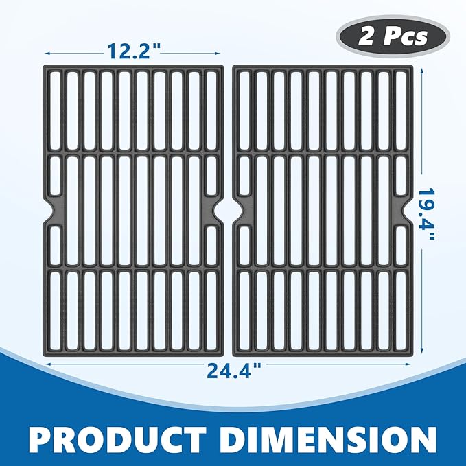 SafBbcue Cooking Grates for Pit Boss 700 Series Pellet Smoker Grills,Pit Boss PB700D PB700S PB700SC PB700R1 Pellet Smoker Grates Replacement Parts,Traeger BBQ07E. 01 22 575 Lil' Tex Elite Pellet Grill