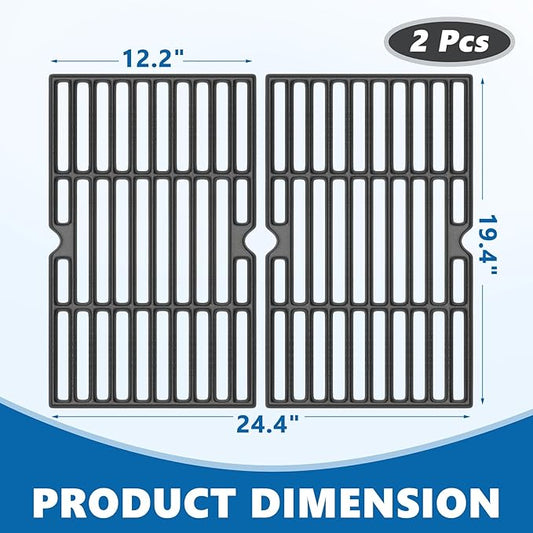 SafBbcue Cooking Grates for Pit Boss 700 Series Pellet Smoker Grills,Pit Boss PB700D PB700S PB700SC PB700R1 Pellet Smoker Grates Replacement Parts,Traeger BBQ07E. 01 22 575 Lil' Tex Elite Pellet Grill