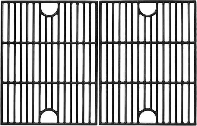 13 x 17 Cast Iron Cooking Grate for Nexgrill 4 Burner 720-0830H 720-0783E Expert 720-0789H 720-0789C, 5 Burner 720-0888N 720-0888S, 17 Inch Grids Replacement for Kenmore 41516106210 Uniflame GBC981