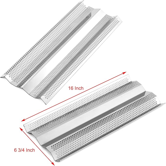 Oklagarden Flame Tamer Grill Replacement Parts for Blaze Grill Parts BLZ-4 BLZ-4-Cart BLZ-4-LP BLZ-4-NG 32 Inch 4-Burner Grill Parts 25” 40” 4 5 Burner Grill Heat Tent Shields BLZ-3 BLZ-5 BLZ-3-Cart