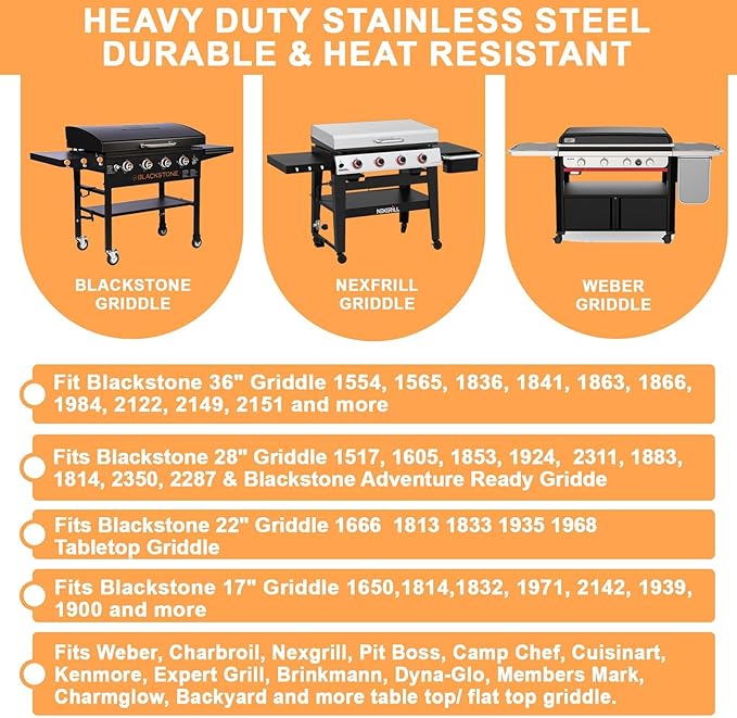 Adjustable Griddle Warming/Cooling Rack for Blackstone Griddle Accessories 17 22 28 36", Universal Stainless Steel Warming Tray/Grill Shelf/Warmer for Weber Charbroil Nexgrill & Most Tabletop Griddle