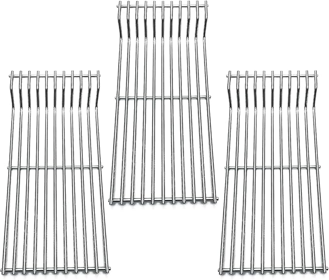 16.8" Stainless Steel Cooking Grates Replacement Parts for Broilmaster D3 G-3 G-3 EXPL G-3 EXPN G-3 TXPL G-3 TXPN P3 S3 U3 for Thermos 56036T Grids Gas Grill
