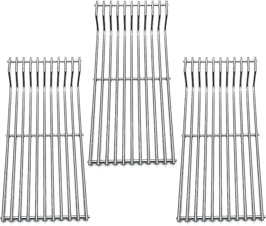16.8" Stainless Steel Cooking Grates Replacement Parts for Broilmaster D3 G-3 G-3 EXPL G-3 EXPN G-3 TXPL G-3 TXPN P3 S3 U3 for Thermos 56036T Grids Gas Grill