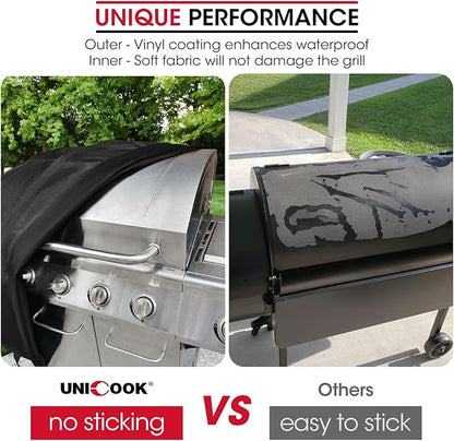 Unicook Pellet Grill Cover for Pit Boss Lexington 500, 540, Pro 600 and Tailgater, Outdoor Waterproof Wood Pellet BBQ Smoker Cover, All Weather Protection