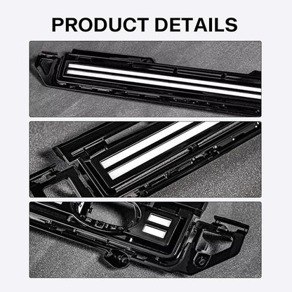 T T-ABC New Accessories Compatible with 2020-2025 Land Rover Defender Grill Lights 110 130 90 Fog Light P300 P400 P500 P525 Rear Bumper Lamp All Edition LED Trim Custom Front Replacement (GSB)