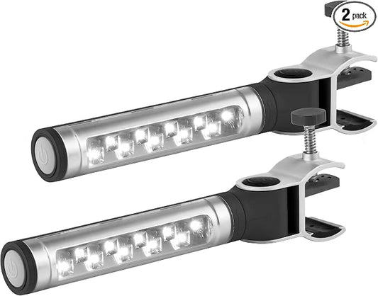 BBQ Grill Lights for Blackstone - Bright LED Lights-360 Degree Flexible Gooseneck, Weather Resistant, Task Lighting Barbecue Grilling, Perfect Gifts for Men (2 Pack)