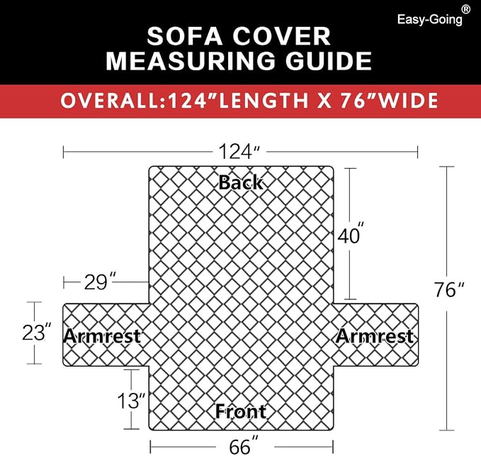 Easy-Going Reversible Couch Cover, 3 Cushion Sofa, Large, Chocolate/Beige | Machine Washable Slipcover For Dogs, Water Resistant Furniture Mat For Living Room, Non-Slip Sofa Cover, Pet Friendly