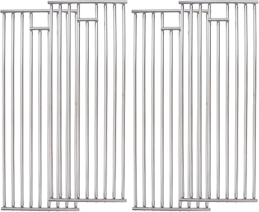 J&HYBBQ 4Pcs Stainless Steel Grill Grate 19 1/4 x 7.5 Inch, 7.8 mm Rod BBQ Grill Grate Compatible with Bull Angus, Brahma, Outlaw, Steer Premium, Lonestar Select, 7 Burner Premium, Lion Premium
