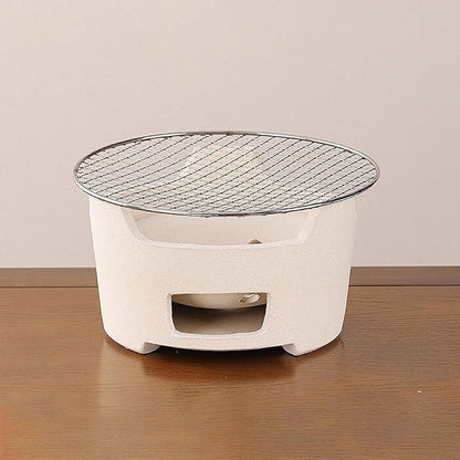 Pottery Barbecue Stove, Portable Wood Clay Charcoal Stove, Multipurpose Outdoor Charcoal Stove, Indoor Charcoal Grill,A-21CM