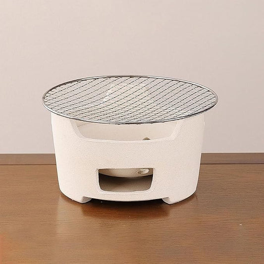 Pottery Barbecue Stove, Portable Wood Clay Charcoal Stove, Multipurpose Outdoor Charcoal Stove, Indoor Charcoal Grill,A-21CM
