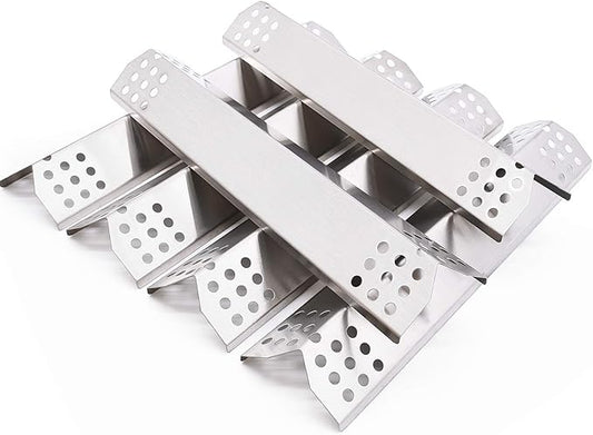 Flame Tamers Compatible with Nexgrill 720-0896B 720-0896C 720-0896E Deluxe 6 Burner Gas Grills, 6-Pack Heat Plate Shields Replacement for Nexgrill 720-0882A 720-0896 720-0830H 720-0783E Grills