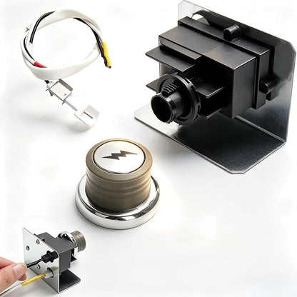 SafBbcue 67847 Grill Igniter Kit for Weber Genesis 300 Series Grills (with Side Control) for Weber Genesis Igniter E-310 Ep-310 Cep-310 Esp-310 E-320 Ep-320 Cep-320 Esp-320 (2007-2010) Side Control