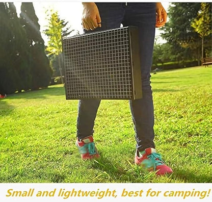 BBQ Charcoal Grill, Barbecue Grills Folding Portable Lightweight Small Barbecue Grill Tools For Outdoor Grilling Cooking Camping Hiking Picnics Tailgating Backpacking Party Father's Day Gift