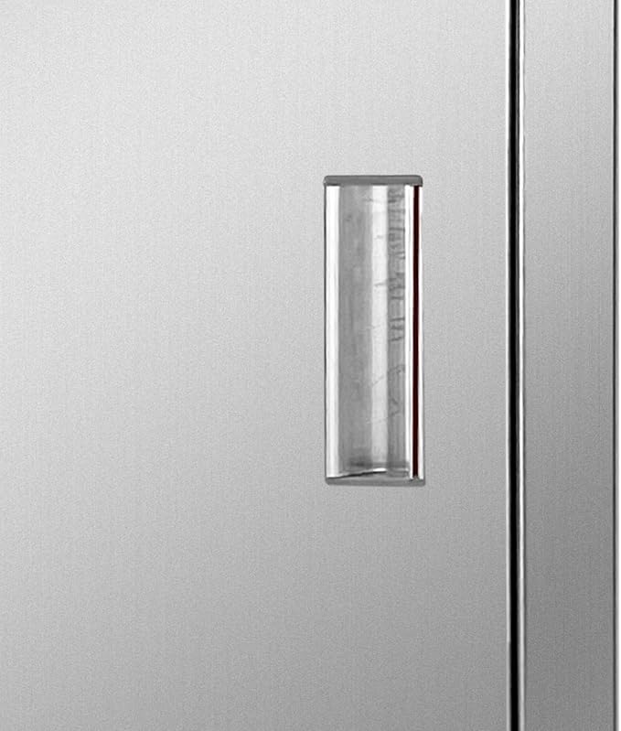 Outdoor Kitchen Door 14" W x 20" H Stainless Steel BBQ Single Access Door Flush Mount Vertical Wall Doors with Handle Suitable for Grilling Station Outside Cabinet Outdoor Kitchen