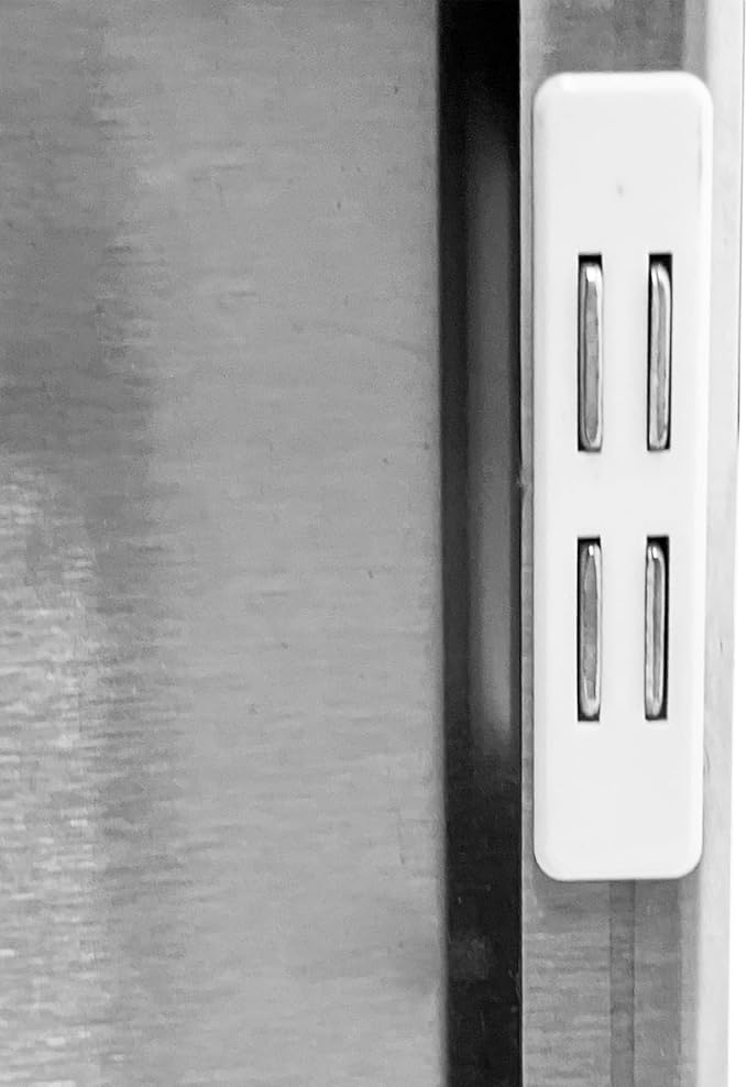 Outdoor Kitchen Door 14" W x 20" H Stainless Steel BBQ Single Access Door Flush Mount Vertical Wall Doors with Handle Suitable for Grilling Station Outside Cabinet Outdoor Kitchen